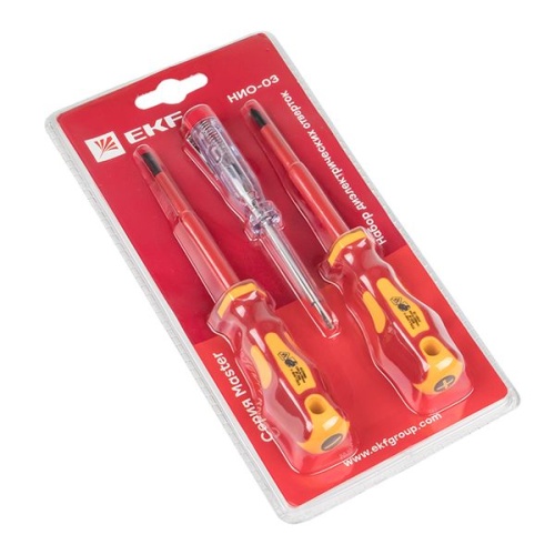 Набор диэлектрических отверток НИО-03 Master | код ndo-03 | EKF фото 3