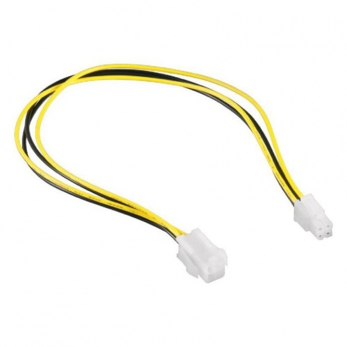 Удлинитель питания Cablexpert CC-PSU-7, ATX 4-Pin M/F, длина 0,3м | код CC-PSU-7 | Cablexpert