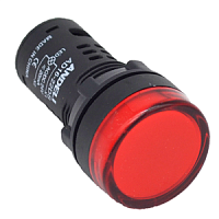 Световой индикатор AD16-22DS(LED)матрица d22мм красный 24В AC/DC (ANDELI) | код ADL10-144 | ANDELI