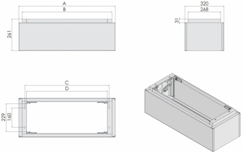 Доп. секция KVR-25 PE 40 (В262хШ397хГ250) | код 001602207 | ETI