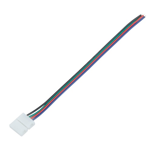 Коннектор питания (1 разъем) для RGB светодиодных лент шириной 10 мм LAMPER | код 144-008 | LAMPER