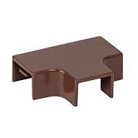 Угол T-образный (15х10) (4 шт) темное дерево-Plast | код tchd-15-10x4 | EKF