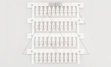 Маркировка проводника MG-TDM-02 40291, продевание, D кабеля 2-4,4mm, 1-6mm2, поле 4x16mm, PC, HF, белая (набор 40 элементов) | код 4101821 | Cembre