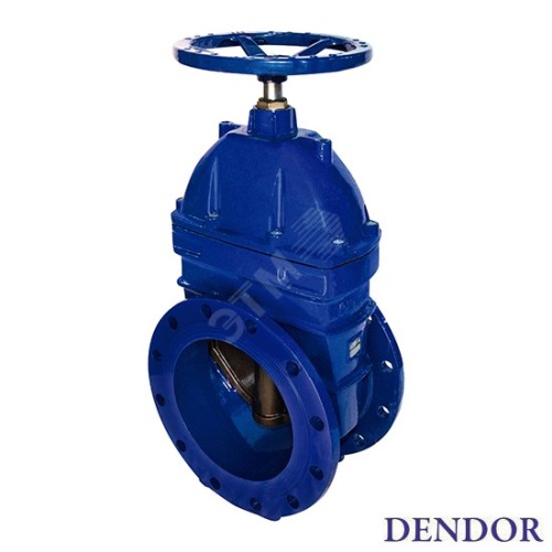 Задвижка чугунная с обрезиненным клином 47GV DN 65 PN10 /PN16 | код BKLV0000065U | DENDOR