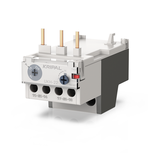 Реле тепловой перегрузки UKH-22, It=7_10A, 1NO+1NC, CLASS 10A, прямой монтаж для UKC(D)-9_22 | код UKH-22-10 | Kripal