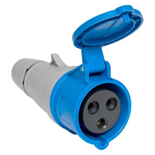 Розетка переносная 223 2P+PE 32А 220В IP44 PROxima | код ps-223-32-220-PRO | EKF фото 2