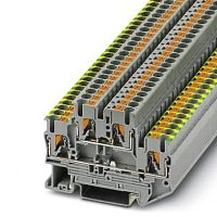 Двухъярусная заземляющая клемма PTTB 2,5-PE/L | код 3210978 | PHOENIX CONTACT