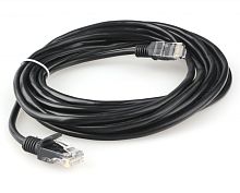 Патч-корд CCA light UTP Гарнизон кат.5e, 5м, литой, многожильный (чёрный) | код PC-UTP-5e-5-BK | Гарнизон