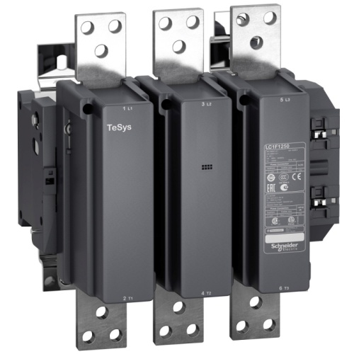 КОНТАКТОР F 3P, 1250 А, 220V AC 40-400Гц | код LC1F1250M7 | SCHNEIDER ELECTRIC