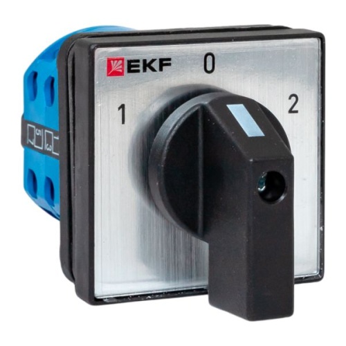 Переключатель кулачковый ПК-1-42 10А 2P «1-0-2» IP65 EKF | код pk-1-42-10-65 | EKF