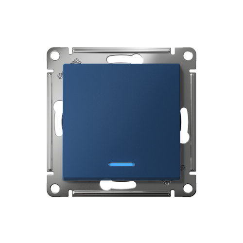 ATLASDESIGN 1-клавишный ВЫКЛЮЧАТЕЛЬ с подсветкой , сх.1а, 10АХ, быстрозажимные клеммы,АКВАМАРИН | код ATN001113S | Systeme Electric фото 2