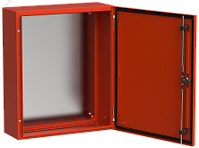 Корпус металлический ЩМП-60.50.20 TITAN 5 УХЛ1 IP66 RAL3020 красный | код TI5-13-N-060-050-020-66 | IEK