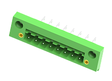 MC-PE5.08V15-F Разъём штекерный MC, шаг 5.08мм,15 конт., фланц.,зел., шт | код MC-PE5.08V15-F | SUPU
