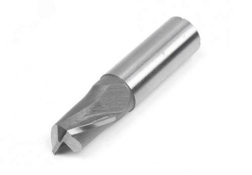 Фреза шпоночная 20.0 мм, цилиндрический хвостовик, марка стали - Р6М5 | код 351954 | Hortz