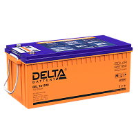 Аккумуляторная батарея GEL 12-200, напряжение 12В емкость 200Ач. Delta | код 4614010140004 | DELTA