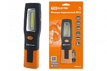 Фонарь переносной светодиодный ФП2, 5 Вт, 240 лм, Li-Ion 3,7 В 1,3 A*ч, USB, магн, TDM | код SQ0350-0050 | TDM