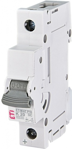 Авт. выключатель ETIMAT P10 DC 1p B 2A (10 kA) | код 260200107 | ETI