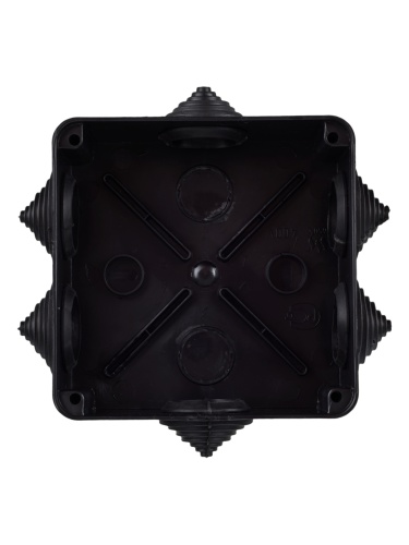 Коробка расп. КМ41234 100х100х50мм IP55 6 вв. черная IEK | код UKO11-100-100-050-K02-55 | IEK фото 5