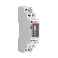 Счетчик электрической энергии модульный SKAT 101M/1-5(40) SDМ EKF PROxima (с поверкой) | код 10107M | EKF