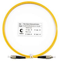 Cabeus FOP(s)-9-FC-FC-1m Шнур оптический simplex FC-FC 9/125 sm 1м LSZH | код 7371c | Cabeus