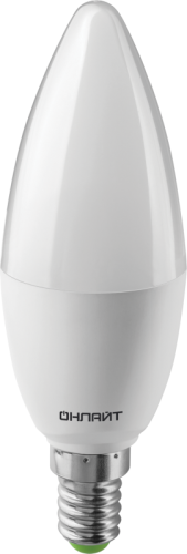 Лампа светодиодная 90 415 OLL-C37-13-230-4K-E14-FR 13Вт свеча 4000К E14 90-240В PRO ОНЛАЙТ 90415