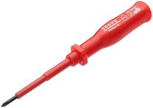 Отвертка изолированная 1000 В, CrV сталь, пластиковая ручка РН0x75 мм | код 55806 | FIT