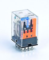 Промежуточное реле 4 конт. с LED инд. и TEST функ. 3А 6В DC ПР-102 | код 23801DEK | DEKraft