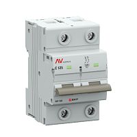 Выключатель автоматический AV-125 2P 125A (D) 10kA EKF AVERES | код mcb125-2-125D-av | EKF