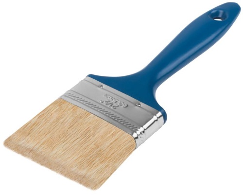 Кисть флейцевая "Модерн" натур. светлая щетина пластиковая ручка 2. 5дюйм (63мм) FIT 01156 фото 2 Кисть флейцевая "Модерн" натур. светлая щетина пластиковая ручка 2. 5дюйм (63мм) FIT 01156 фото 2