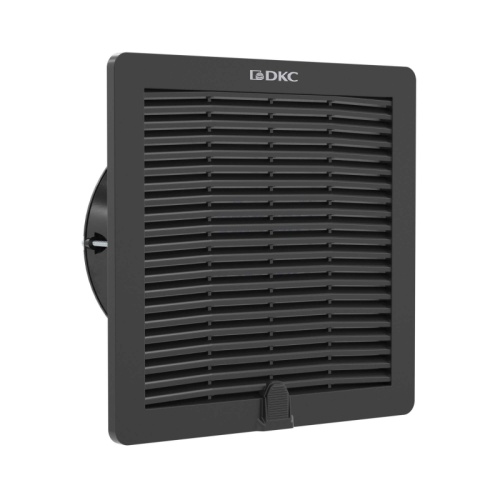 Вентилятор с фильтром RV 230/260 м3/ч, 230 В, 252x252 мм, IP54, RAL9005 | код R5RV15230PB | DKC