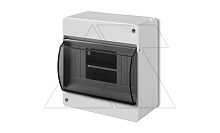 Коробка электротехническая для пломбировки MINI S-6, 6M, без клемм, дымчатая дверца, 140x130x66mm, IP20 | код 2306-11 | Elektro-plast Nasielsk