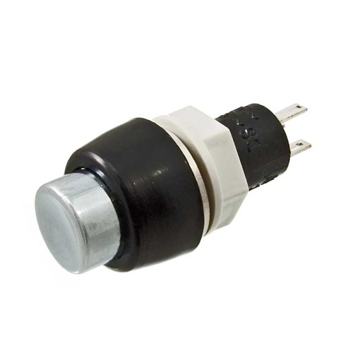 Кнопочный переключатель RUICHI PBS-20A-2, ON-OFF, металлический | код 57004 | Ruichi