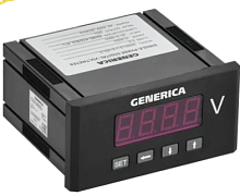 Вольтметр цифр. щит. 1-ф. DO RS-485 48х96 LED GENERICA | код IDV41-5-1-3-LED-G | GENERICA by IEK
