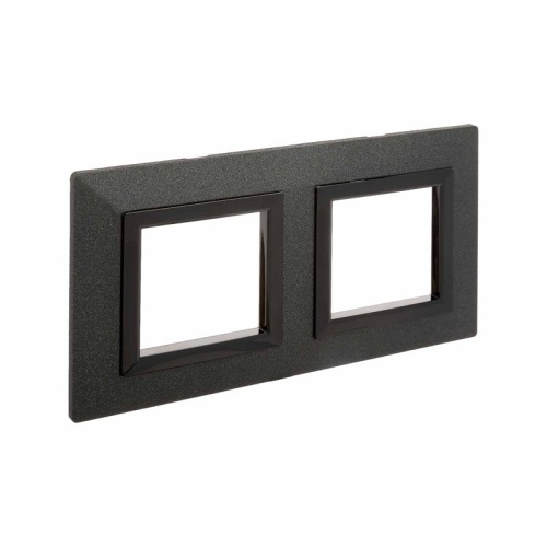 Рамка из металла, ''Avanti'', графитовая, 4 модуля | код 4407854 | DKC фото 2