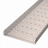 Лоток перфорированный Стандарт INOX (AISI 409) 500х50х3000 (1,0 мм) (6 м/уп) Промрукав | код PR16.2426 | ПРОМРУКАВ