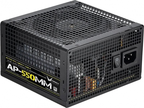 Блок питания Formula ATX 550W AP-550ММ 80 PLUS WHITE (20+4pin) APFC 120mm fan 6xSATA RTL | код 1998093 | FORMULA