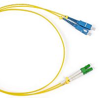 Cabeus FOP(d)-9-LC/APC-SC/UPC-2m Шнур оптический duplex LC/APC-SC/UPC 9/125 sm 2м LSZH | код 8003c | Cabeus
