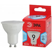 Лампа светодиодная RED LINE LED MR16-9W-840-GU10 R 9Вт MR16 софит 4000К нейтр. бел. GU10 | Код. Б0050692 | ЭРА