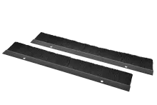 Комплект щеточного ввода в шкаф универсальный черный | код. КВ-Щ-55.420А-9005 | ЦМО