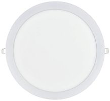 Светильник ДВО 1610 белый круг LED 24Вт 6500 IP20 | код. LDVO0-1610-1-24-6500-K01 | IEK