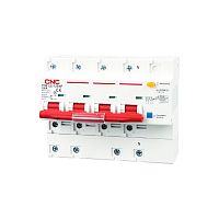 Диф. автомат YCB1LE-125 80А 4P 6кА 100мА 8-12In (электрон.) | код A000708 | CNC