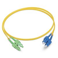 Cabeus FOP(d)-9-SC/APC-SC/UPC-2m Шнур оптический duplex SC/APC-SC/UPC 9/125 sm 2м LSZH | код 8163c | Cabeus