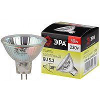 Лампа галогенная GU5.3-JCDR (MR16) -50W-230V-Cl | Код. C0027365 | ЭРА