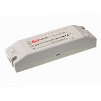 Источник питания AC-DC, 45Вт, вход 90…264В AC, 47…63Гц, 127...370В DC, ККМ, выход 15В (рег. 14.5...16.2)/3А (рег. 2.25...3.1А), изоляция 3750В AC, в кожухе 181,5х62х35мм, -30…+50С | код PLC-45-15 | MeanWell