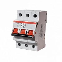 Рубильник 3пол. E203r 80A рычаг крас. | код. E203/80R | ABB