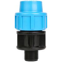 Муфта комбинированная 20х1/2' П для труб ПНД | код 9118 | Джилекс