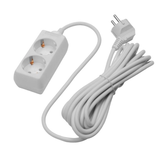 Удлинитель 2х5м с заземл. 10А IP20 S 2х5-Z 2.2кВт Volsten 9310