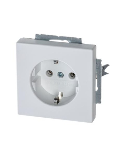 Розетка SCHUKO 16А 250В, серия solo/future, цвет белый бархат 20 EUC-884-500 | код 2CKA002011A6208 | ABB
