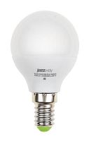 Лампа светодиодная PLED-ECO-G45 5Вт шар 3000К тепл. бел. E14 400лм 220-240В | Код. 1036896A | JazzWay