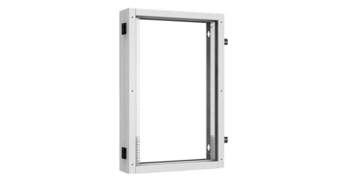 Секция пристенная поворотная 19дюйм 18U Ш600хВ904хГ156мм 1 пары L-образ. монтажных направляющих сер. TLK TWC-186015-BS-GY